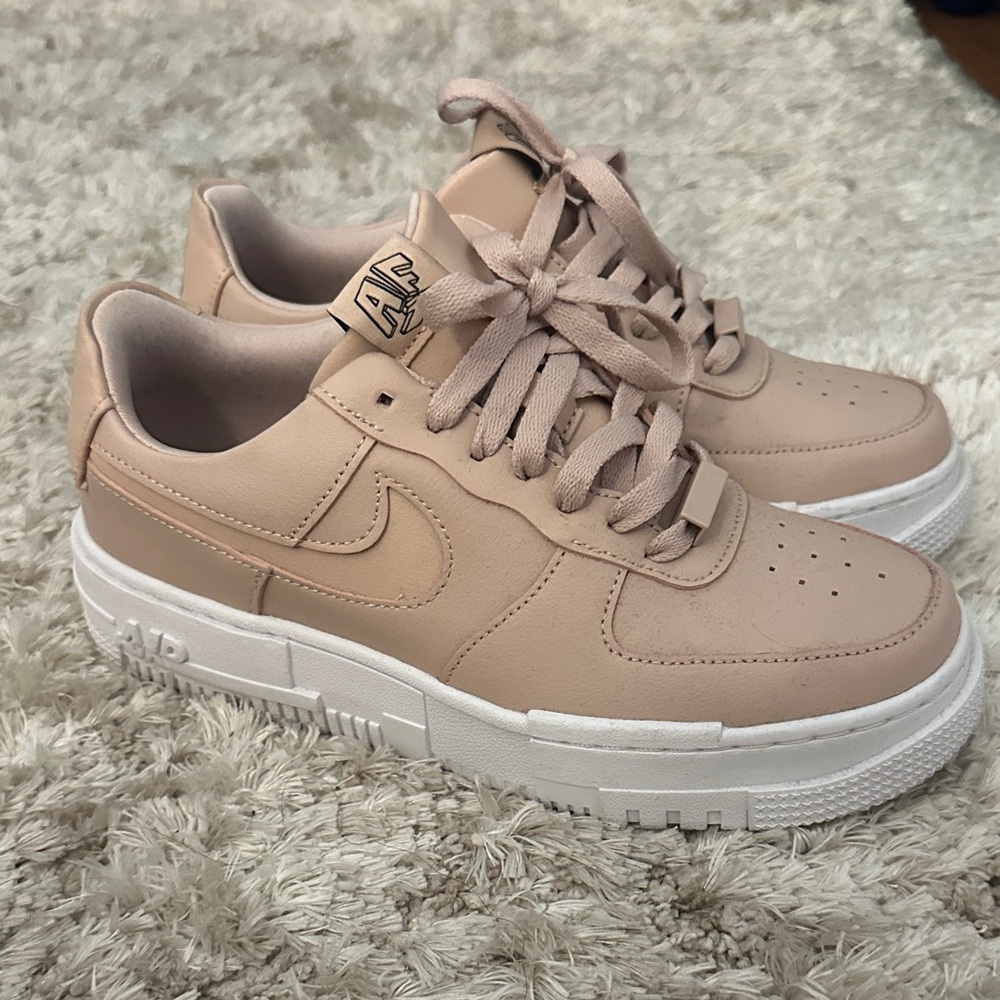 Nike Air Force Nude Sneakers